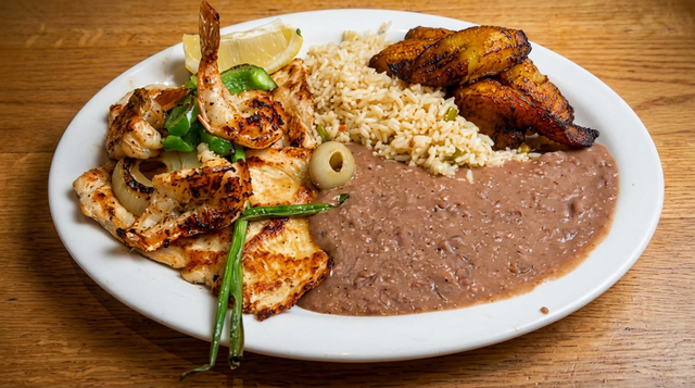 Pollo con Camarones.